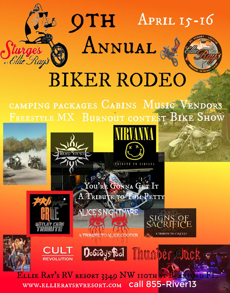 Ellie Rays RV Resort 9th Annual Biker Rodeo
