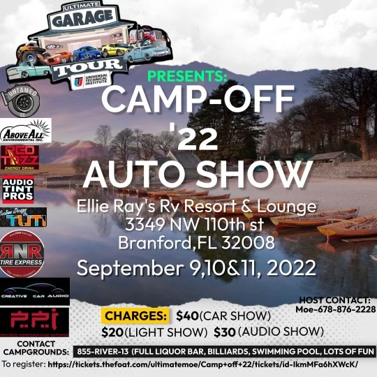 Ultimate Garage Tour – CAMP-OFF 2022 Auto Show at Ellie Ray’s