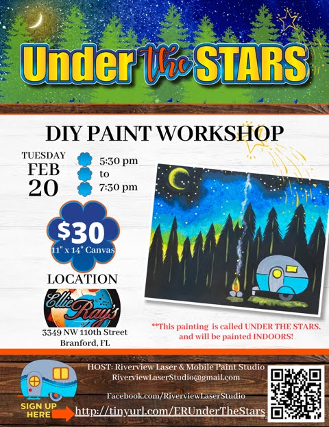 Under the Stars – Twilight Canvas Painting Event